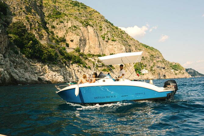 From Positano or Praiano: 2H Private Amalfi Coast speed tour - Price and value: $433+ for four people can be smart