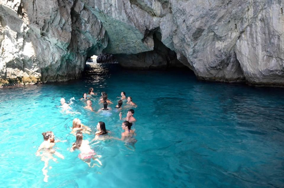 From Positano: Sorrento Coast & Capri Full-Day Trip by Boat - Swim and snorkel stops in the Tyrrhenian Sea