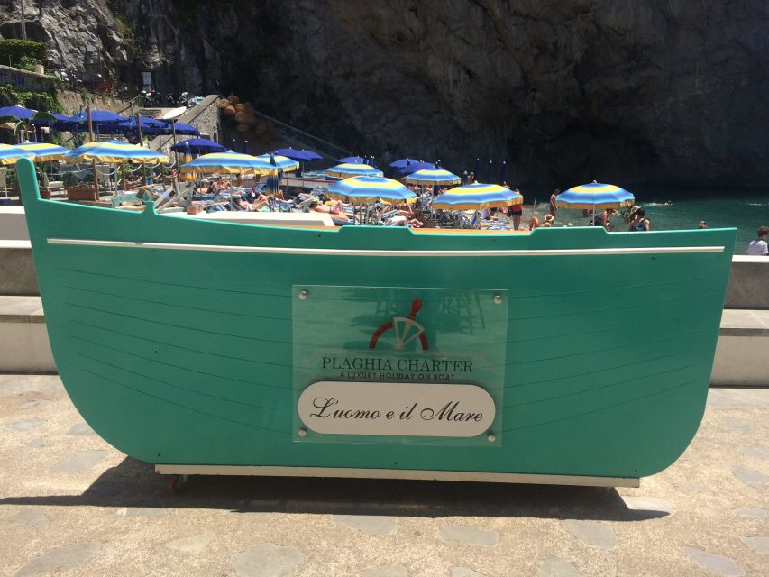 From Praiano or Positano: Full-Day Boat Tour to Amalfi Coast - On-board aperitif and the ride back to your pier
