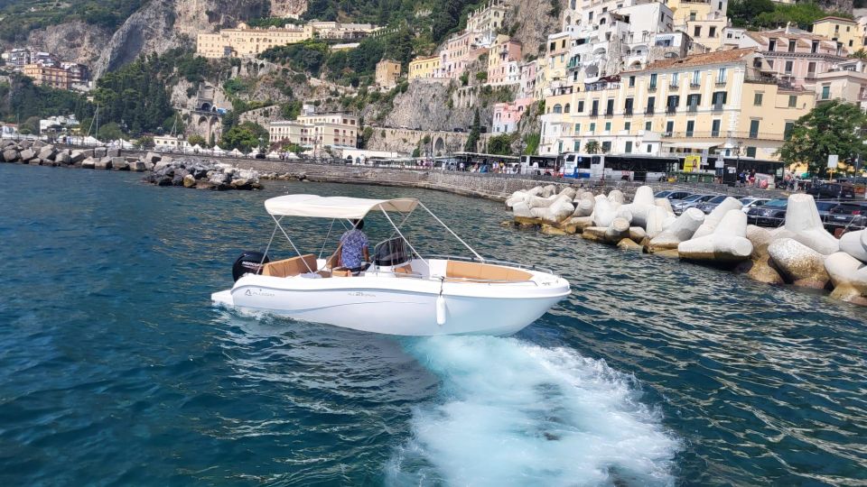 From Sorrento: Amalfi Coast Private Boat Tour with Skipper - 8 Hours on the Water: How the Day Usually Flows