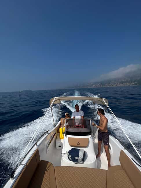 From Sorrento: Amalfi Coast Private Boat Tour with Skipper - Emerald Grotto: The Water-Color Moment