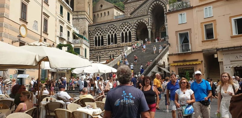 From Sorrento: Amalfi Coast Small Group Boat Day Tour - Amalfi on foot: making the most of 1.5 hours