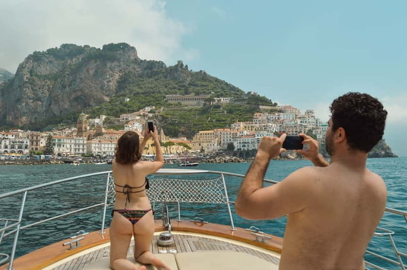 From Sorrento: Amalfi Coast Small Group Boat Day Tour - Positano on foot: shopping lanes and sea views in 1.5 hours