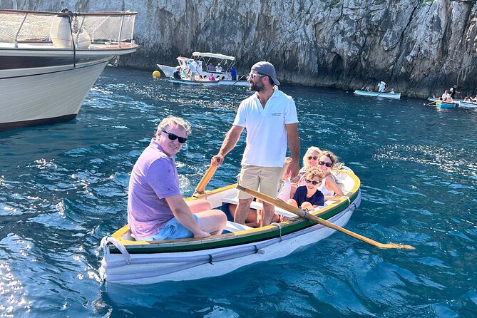From Sorrento: Capri & Blue Grotto Boat Day Tour Up to 8 People - Capri island time: 3 hours to shop, sightsee, and re-set your pace