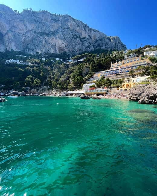 From Sorrento: Capri Boat Tour with Blue Grotto Visit - Marina Piccola swim and aperitif time (the water part you came for)