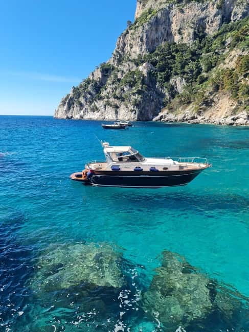 From Sorrento: Capri Boat Tour with Blue Grotto Visit - The return cruise to Marina della Lobra (plus a limoncello toast)