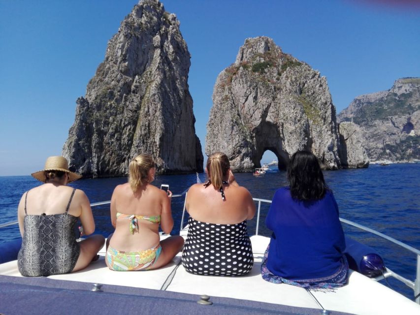 From Sorrento: Capri Boat Trip with Snorkeling and Drinks - Crossing to Capri: Where the Island Tour Begins Under Tiberius