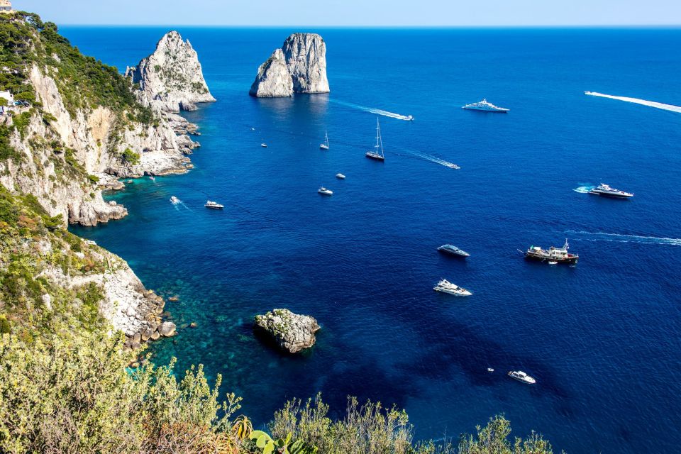 From Sorrento: Capri Day to Night Hydrofoil Boat Tour - Minibus transfer and the guided walking tour: getting your bearings fast
