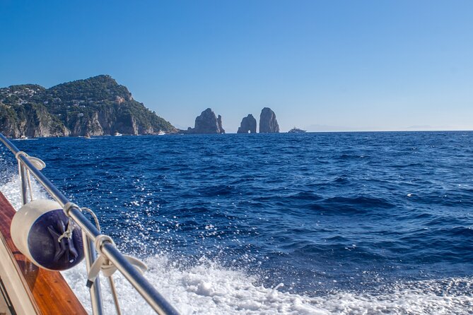 From Sorrento: Capri & Positano Private Boat VIP Tour - What You Get on Board: Prosecco, Towels, Restroom, and Snorkel Masks