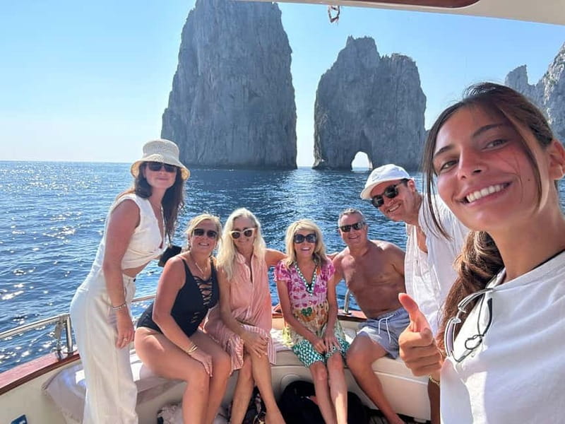From Sorrento: Capri Small Group Boat Day Tour - The cruise route: what you’re seeing on the way to Capri
