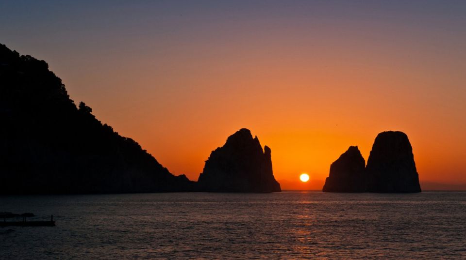 From Sorrento: Capri Sunset Boat Tour - Sailing Along the Sorrento Coast: Marina Grande to Bagni della Regina Giovanna
