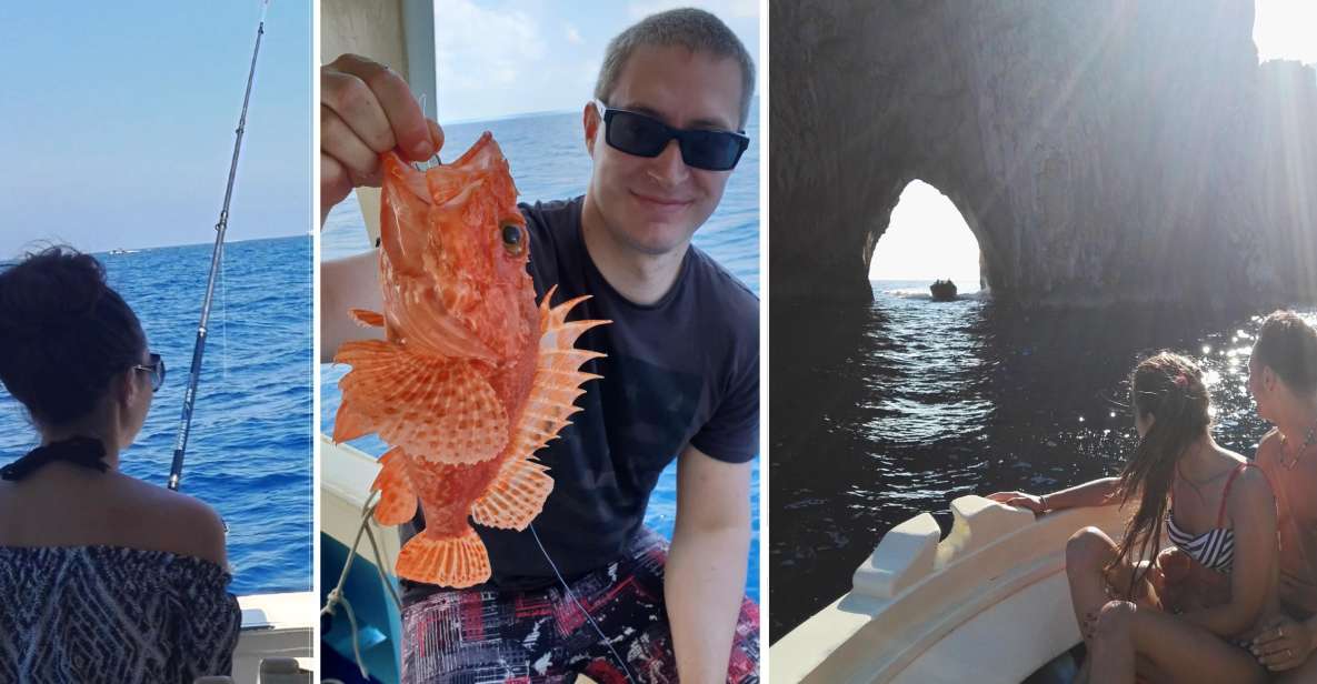 From Sorrento: Fishing in Capri with Lunch - Lunch on Board: Spaghetti, Catch of the Day, and Wine