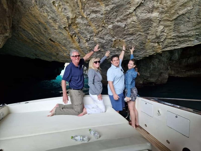 From Sorrento: Full-Day Boat Tour to Capri with Drinks - Faraglioni, Punta Carena, and the lighthouse stop you’ll want for photos