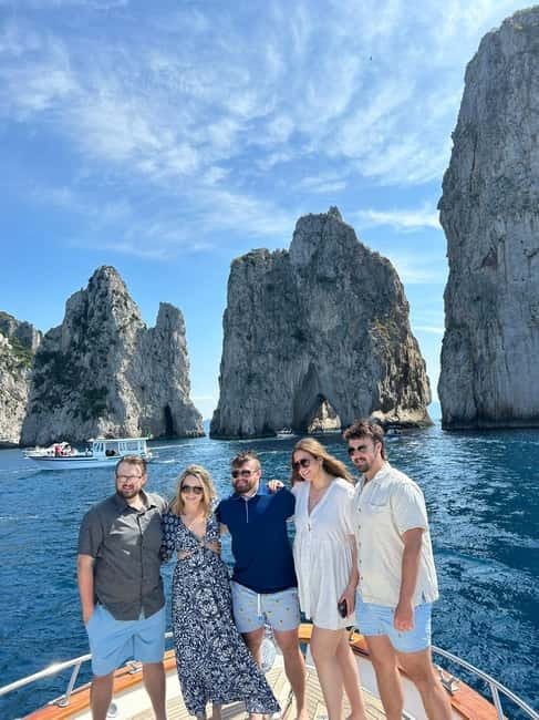 From Sorrento: Full-Day Boat Tour to Capri with Drinks - Marina Piccola on Capri shore: the sweet spot of freedom (3 hours)