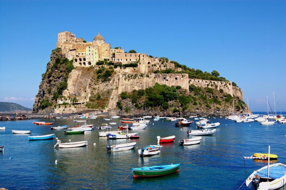 From Sorrento: Ischia and Procida Boat Tour - Ischia Day: Maronti Beach, Green Cave Snorkel Stop, and the Aragonese Castle Factor