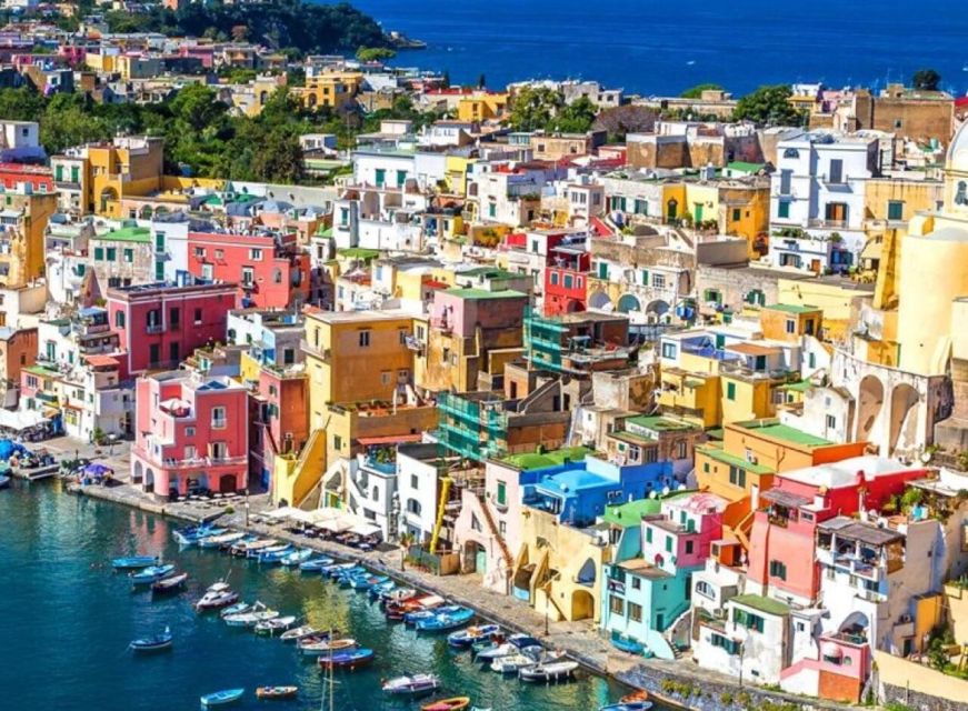 From Sorrento: Ischia & Procida boat tour in one day - Ischia by boat: castle views, Maronti beach, and Sorgeto warm waters