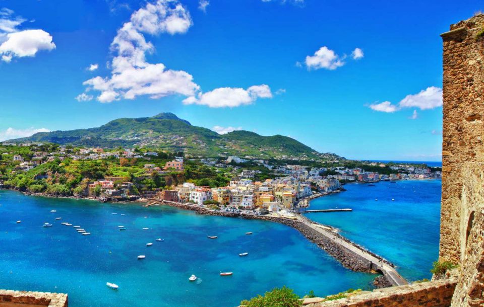From Sorrento: Ischia & Procida boat tour in one day - Cruising toward Procida: more sea scenery, less waiting