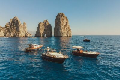 From Sorrento or Positano: Capri Island Private Boat VIP Tour - The route along the coast: Marina Grande, a 1st-century villa, and Capri from the sea