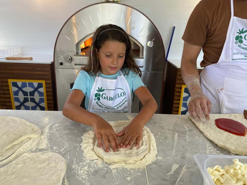 From Sorrento: Pizza-Making Class w/ View of Mount Vesuvius - Entering Sorrento’s Pizza Academy With Vesuvius Overhead
