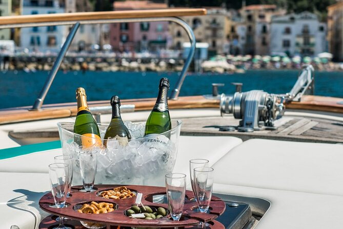 Full-Day Amalfi Coast Private Boat Tour from Sorrento or Positano - Swim, snorkel, and lunch hour on the Amalfi Coast