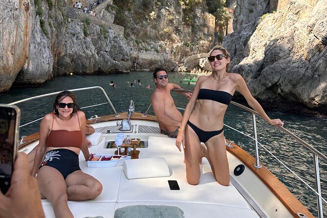 Full-day Exclusive Private boat tour on the Amalfi coast - Food, drinks, and staying comfortable on board