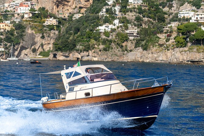 Full Day Private Amalfi Coast Cruise from Positano or Praiano - On-Board Food, Drinks, and the Homemade Limoncello Moment