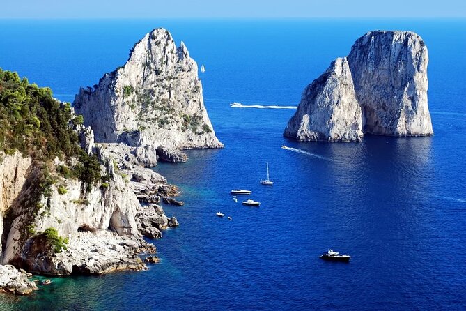 Full Day Private Boat Tour to Capri from Sorrento Coast - Blue Grotto entry: the narrow boat, the turquoise light, the extra fee