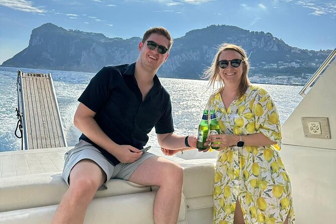 Full Day Private Boat Tour to Capri from Sorrento Coast - Onboard comfort for a full 7 hours: restroom, teli mare, and real breaks