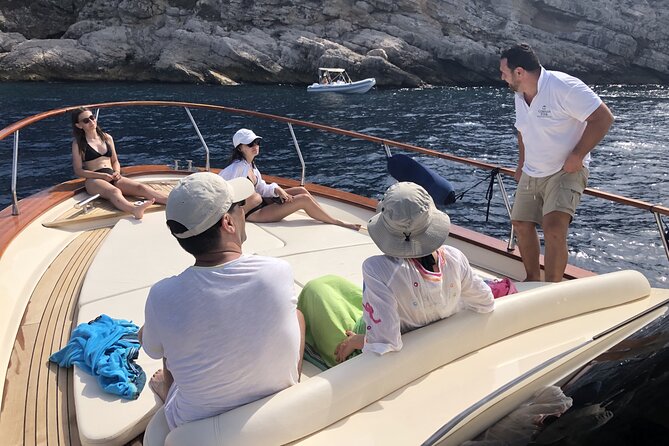 Full-Day Private Capri Cruise from Sorrento - Best swimming moments: Cala di Mitigliano and Bagni Regina Giovanna