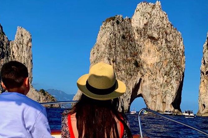 Full Day Private Guided Boat Tour of the Capri Coast - Marina Piccola beach time: the iconic cove and luxury-yacht views