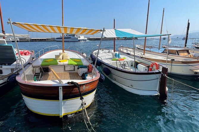 Full Day Private Guided Boat Tour of the Capri Coast - Onboard comfort and swim setup: why this boat feels practical