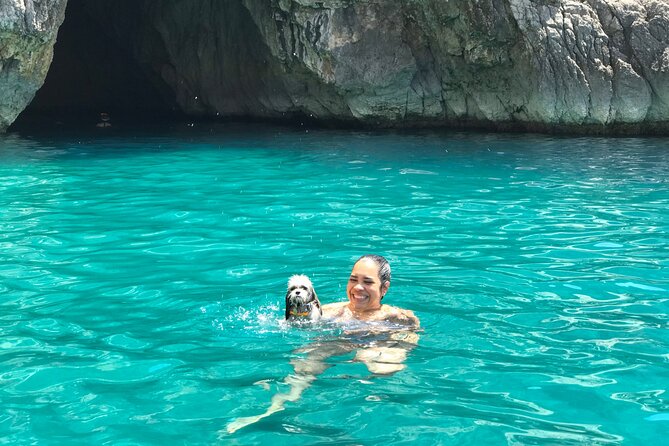 Guided day by boat to the Secrets of the Island of Capri - Elephant arch and the timing between rock formations