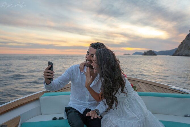 He said yes! Marriage Proposal at Sunset - Stop in Positano: what you’re really buying with this sunset cruise