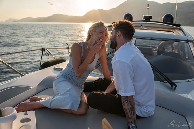 He said yes! Marriage Proposal at Sunset - Requests and extras: music, flowers, hats, and cakes