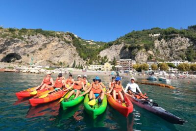 Maiori: Kayaking & Snorkeling tour along the Amalfi Coast - Paddling toward Atrani: lessons, cliffs, and lemon groves