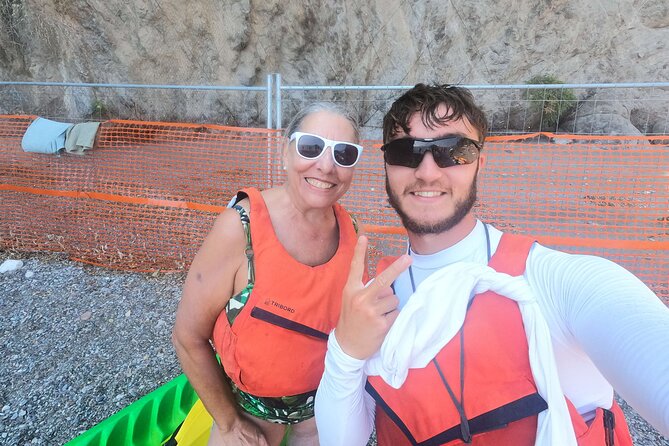 Maiori: Kayaking & Snorkeling tour along the Amalfi Coast - Amalfi snorkeling break: quiet cove, included gear, and fruit snacks