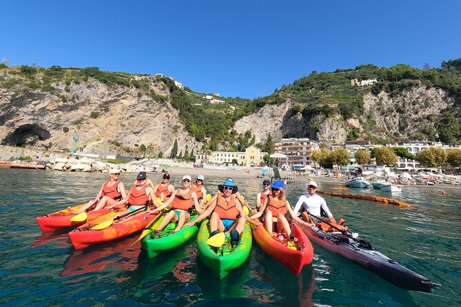 Maiori: Kayaking & Snorkeling tour along the Amalfi Coast - Paddling toward Atrani: lessons, cliffs, and lemon groves