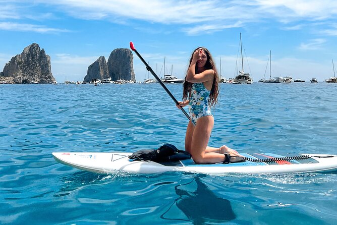 Paddleboard in Capri between caves and beaches. Photos included! - Grotta dell’Acqua and the Green Grotto Light Effects