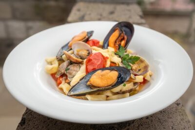 Pasta and Tiramisù class with a panoramic view of Sorrento - The real work: 90 minutes of cooking with a vegetable garden stop
