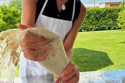 Pasta Cooking class in Pompeii - What you actually learn: flour, eggs, pasta-machine rolling, and dough feel