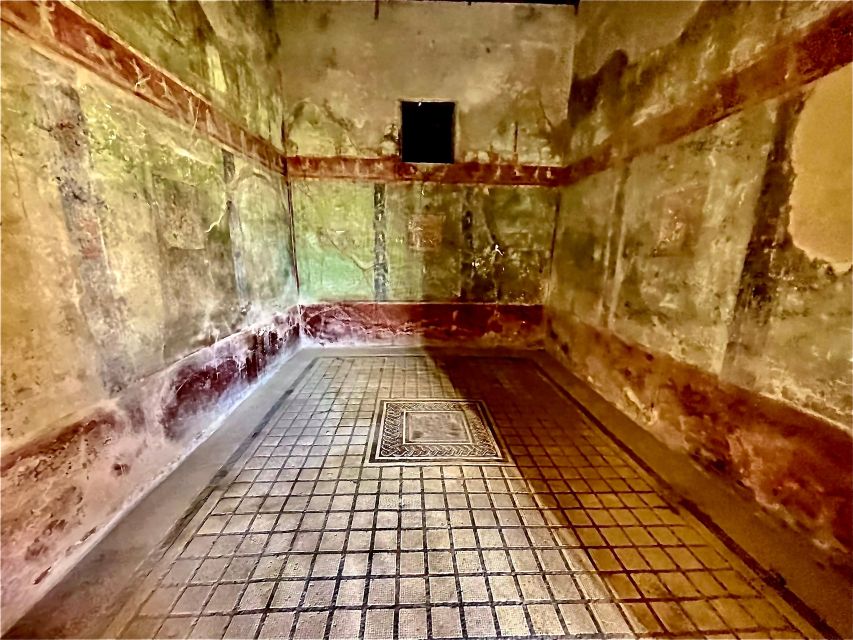 Pompeii-Vesuvius & Winery All Inclusive Tour From Positano - Winery on Vesuvius slopes: 80 minutes, wine tasting, light lunch, and friendly dogs
