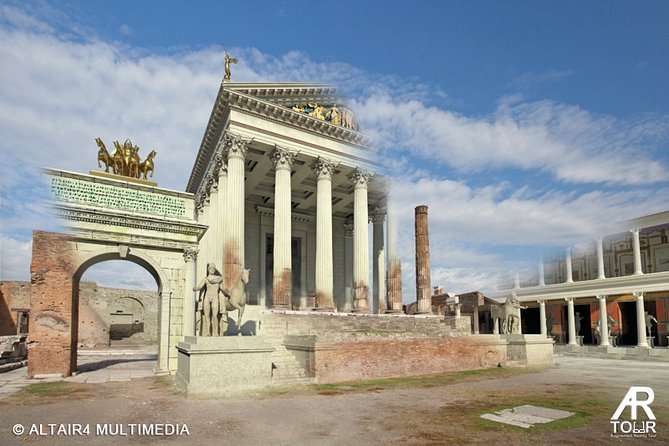 Pompeii: walking tour with 3D glasses and with entrance ticket - Heat, shoes, and getting along with AR gear