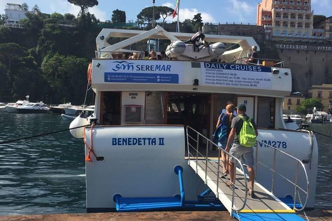 Positano & Amalfi Day Cruise From Sorrento, Seiano or C.Stabia - Positano on Your Own: Making the Most of Two Hours