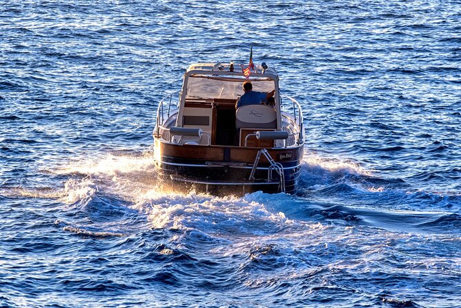 Positano e Amalfi exclusive cruise - Praiano swim break: calmer feel, good water time