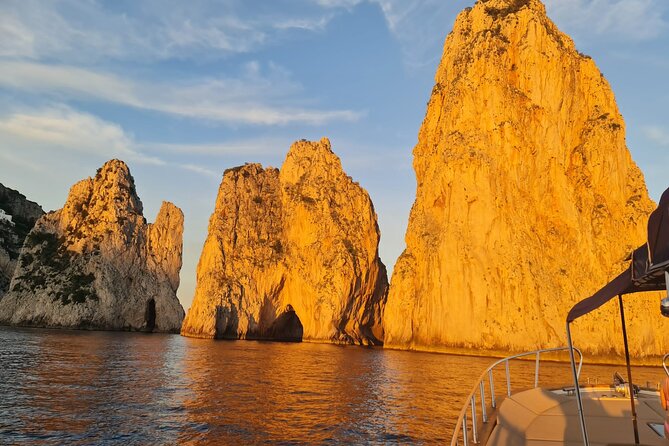 Private 4-Hour Boat Tour to Capri island with limoncello tasting - White Grotta: the light-and-blue effect, plus stalactites and stalagmites