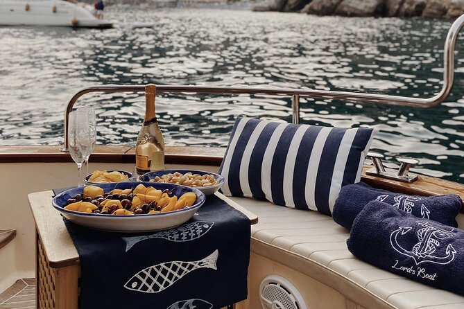 Private boat tour along Amalfi Coast - Spiaggia di Tordigliano: a fast swim break with drinks and aperitivo