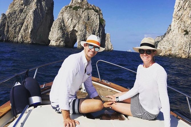 Private boat tour Capri & Positano - Positano free time: sandals, ceramic shops, and cliffside views