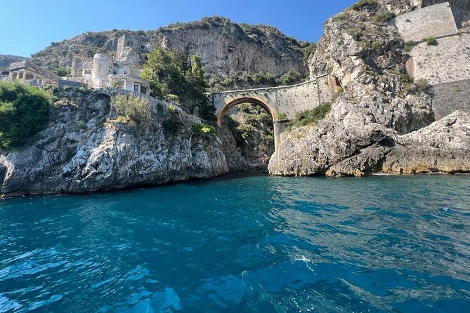 Private Boat Tour Costiera Amalfitana e Capri Esposito 28 Luxury - Punta Lagno’s “Cascatella” shower: Punta Campanella vibes in a short stop