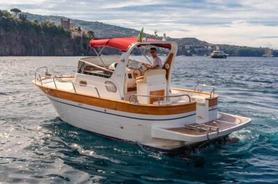 Private Boat Tour Sorrento to Positano & Amalfi–Typical Gozzo 750 - Getting On Board: Marina Piccola in Sorrento