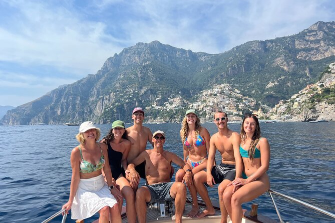 Private Boat Tour to Positano - Li Galli Islands: swim time, blue water, and a relaxed onboard break
